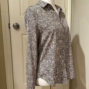 H&M animal print button down